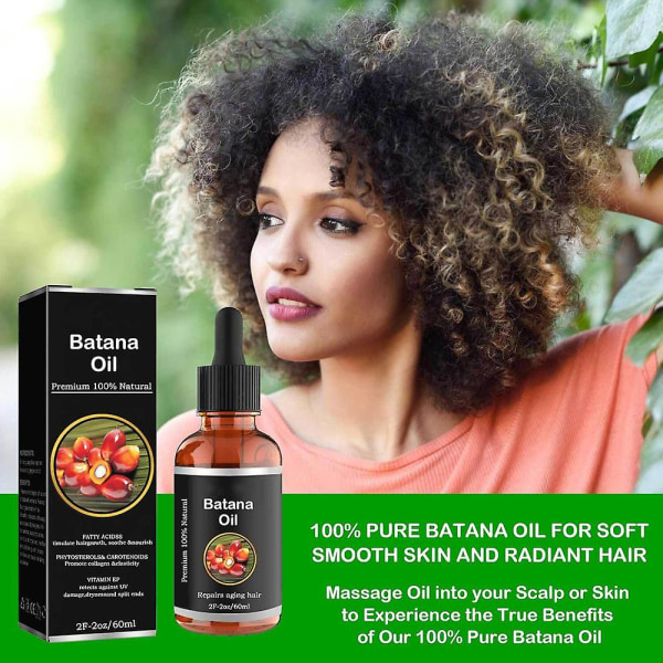 Naturlig ren Batana olja för hårväxt Batana Oil Butter Hårmask från Honduras Behandling för håravfall