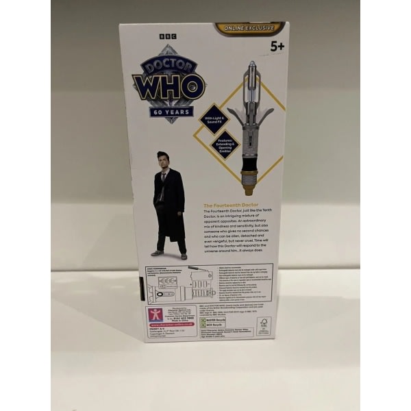 Doctor Who Den 14:e doktorns sonic skruvmejsel Ljusljud samlargåvor Vanligt stycke Limited edition