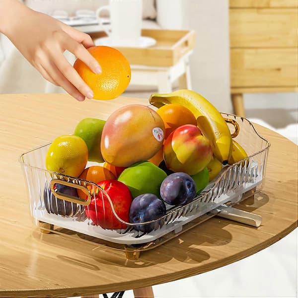 Diskställ, diskställ för köksbänk, litet diskställ med avrinningsbricka och bestickhållare, kompakt diskställ lättanvänt style220