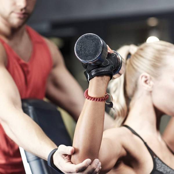 6ST Strækbar Armbånd Wristlet Nøglering Håndled Nøglering Wris