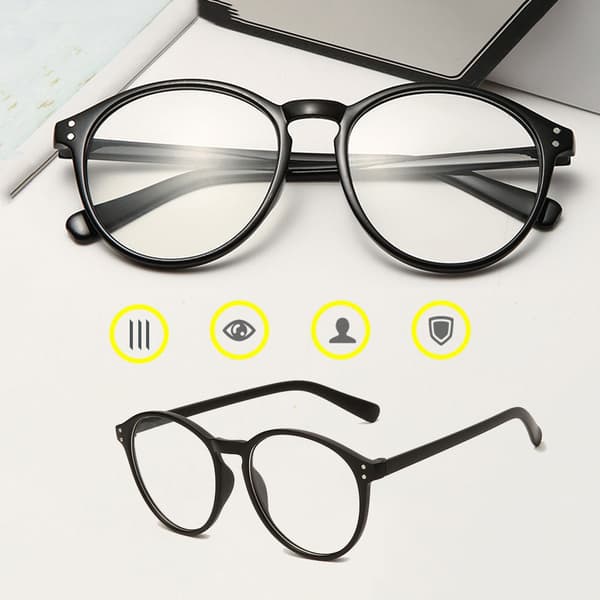 -1.0~-4.0 Myopia Silmälasit LEOPARD PRINT VAHVUUS 0 leopardikuvio leopard print Strength 0-Strength 0