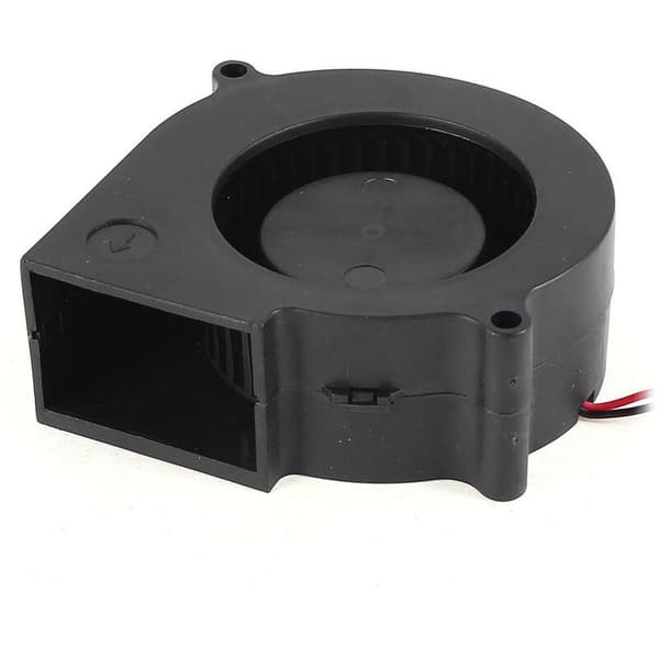 75 mm x 30 mm 2-polet DC 12V Børsteløs Blæser Computer PC Køleblæser Sort