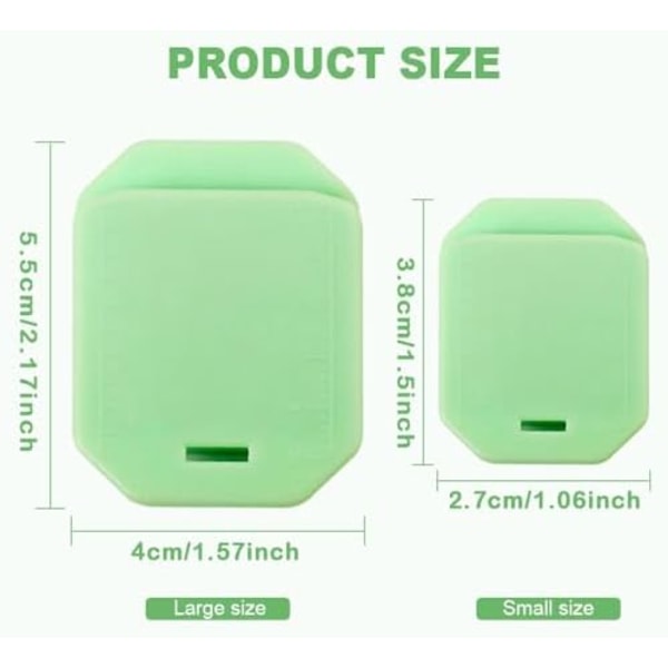 Magnetisk sømguide for symaskin, polygonal sterk magnetisk måler, multifunksjonell anti-rullet falde-trykkfot med skala