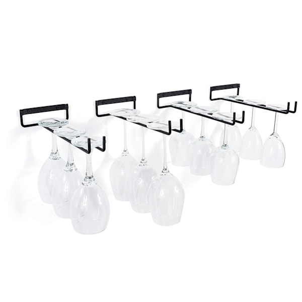 Hængende glasstativ - Vinstativ med 5 skinner til 13-18 glas -