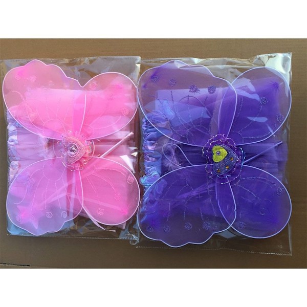 4-pack Fe älvingsskjort Prinsessakostymset GUL yellow