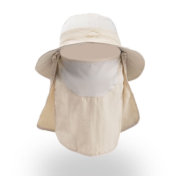 Fiskerhat, unisex solhat, sommer udendørs hurtigtørrende solhat fiskeri solhat der ånder black