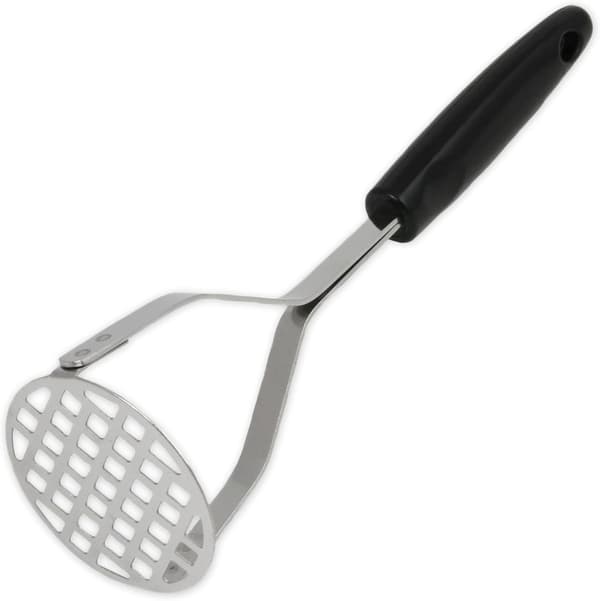 Robust 2-delad mosare, 26 cm, rostfritt stål/svart