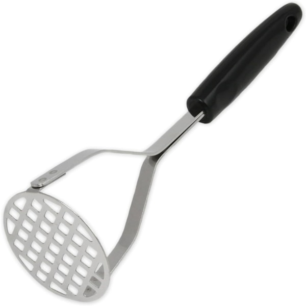 Robust 2-delt moser, 26 cm, rustfrit stål/sort
