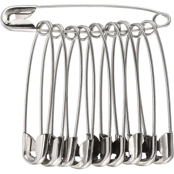 30-pack extra stora 3\" säkerhetsnålar