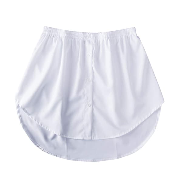 Falsk Topp Nedre Kant Hvit S hvit white S