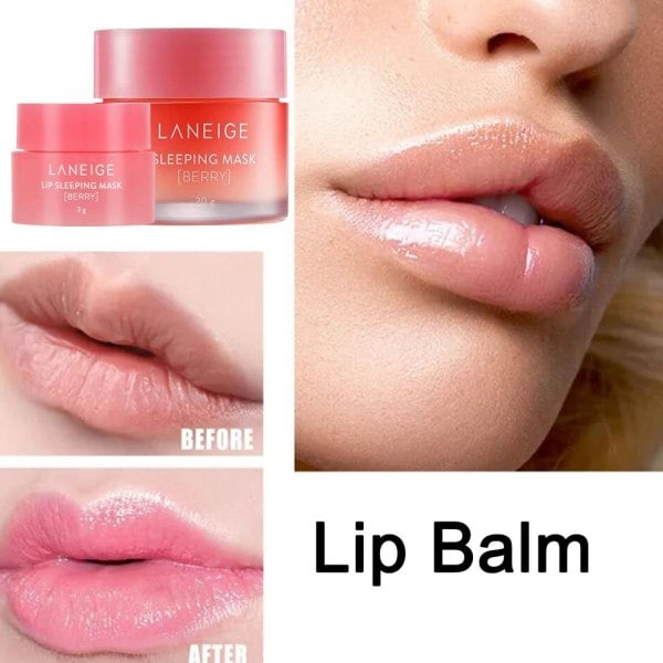 (Særlig kampagne) LANEIGE Lip Sleeping Mask EX Berry Læbepleje Fugtbehandling rosaB 20g