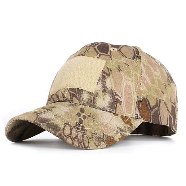 Camo Herr Gorras Baseball Cap, Taktisen Herr Hatt Camo Snapback Cap, Python Gul