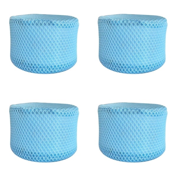 4-pack skyddsnät kompatibla med Mspa Spa-filter, hål i båda ändar