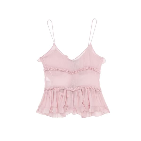 Fashion flæser tanktop Stroptop skjorte SORT L Sort Black L