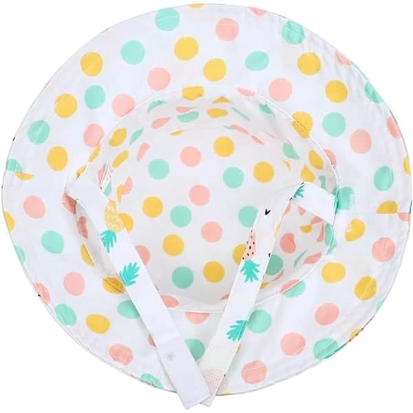 Solhatt for babyer og barn, vendbar, solbeskyttelse, jenter og gutter, sommer A