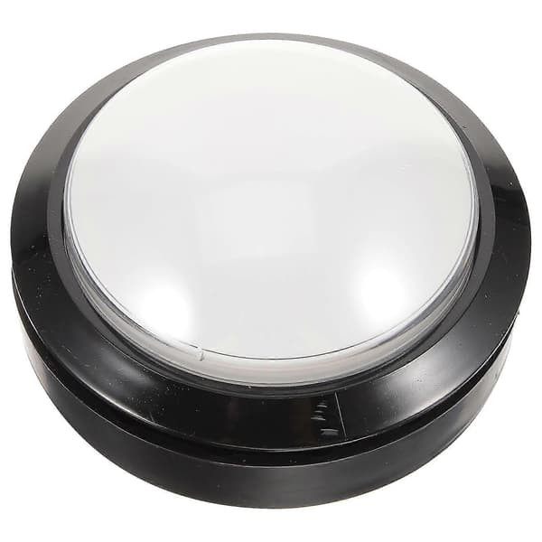 Talking Clock for Visually Impaired Practical Push Button Mechanism White White 10x10cm White