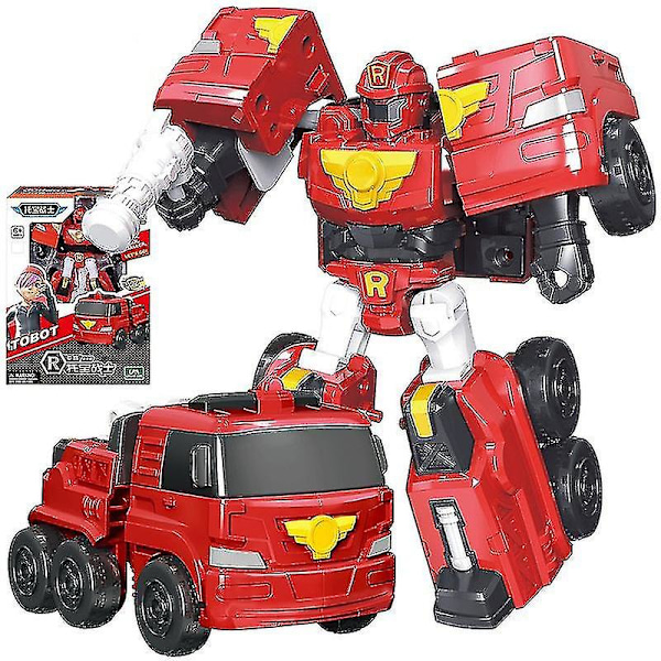 (Særtilbud) Mini Tobot Transformer Robot Legetøj Korea Tegneserie Brødre Anime Tobot Deformation Bil Fly Legetøj [HK]