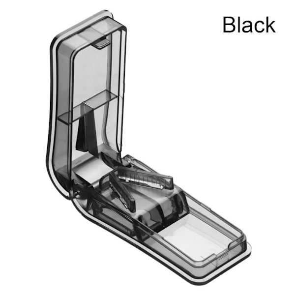 (Specialtilbud) Mini Pilleknuser Multipel Pilledeler SORT