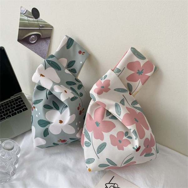 Knyte Håndleddsveske Tote Bag HVIT White