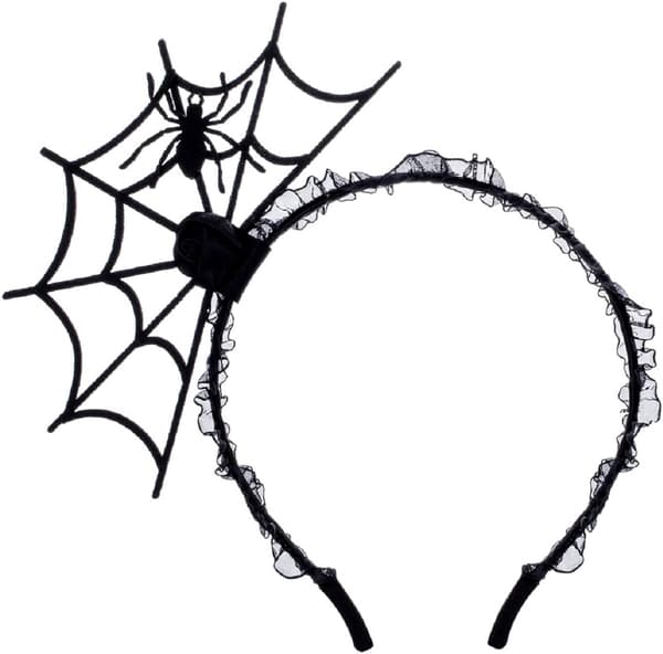 Halloween Edderkopp Spøkelse Gresskar Hårbøyle Cosplay Djevel Hodebånd