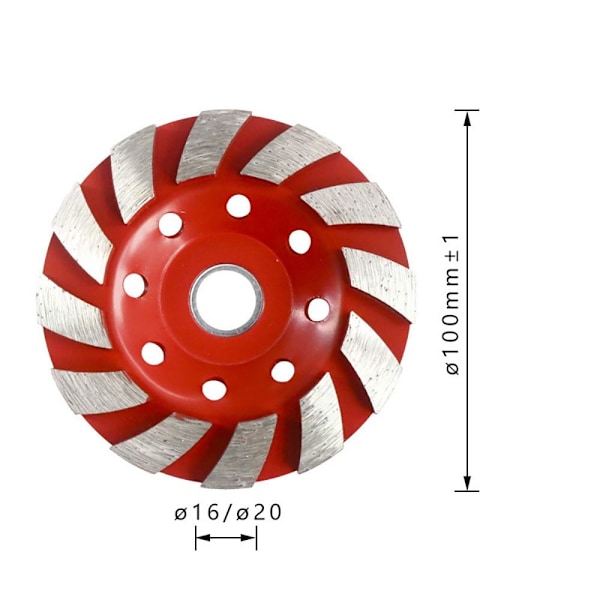 Diamant slipsten Betongslipsten 4 4 4 4