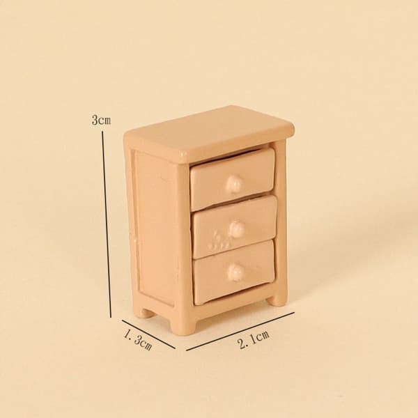 Dukkehuss Miniature Sofa Teebord 1 1 1 1