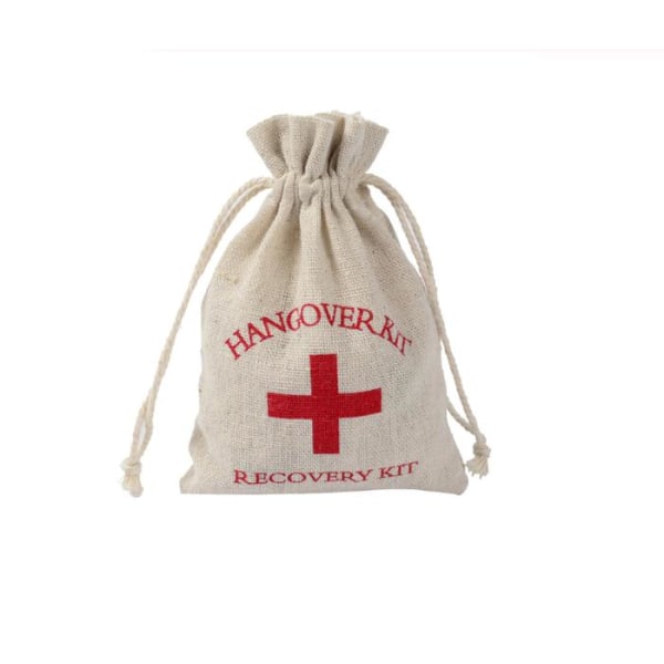 5-pack Hangover recovery kit bags | Bakfyllepåsen| Bröllop