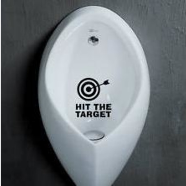 Toalettdekal -HIT THE TARGET