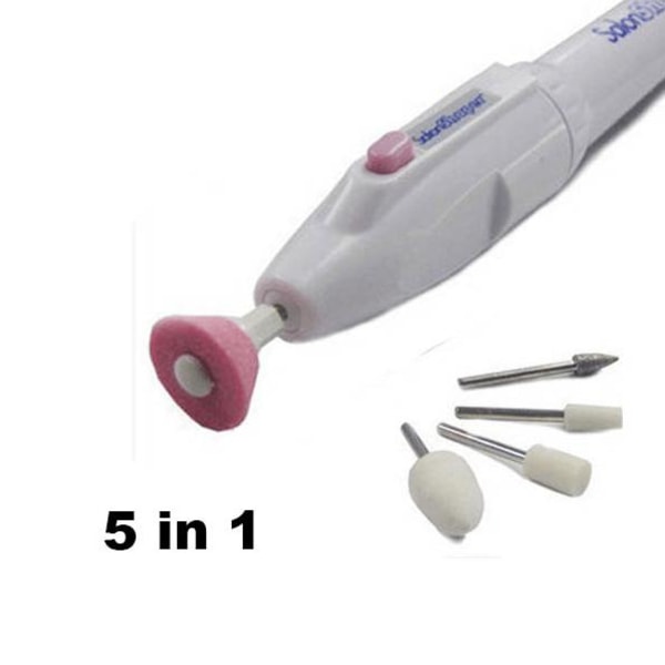 Elektrisk nagelfil, drill & manikyr - poleringsmaskin | Pedikyr