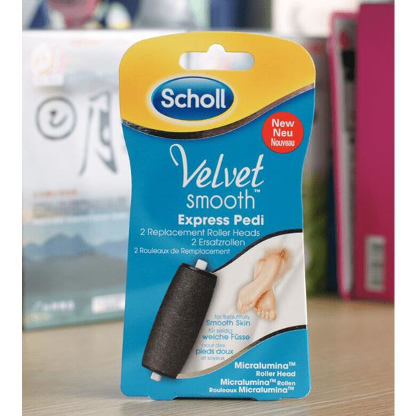 2-pack refillrullar till Scholl Velvet Smooth