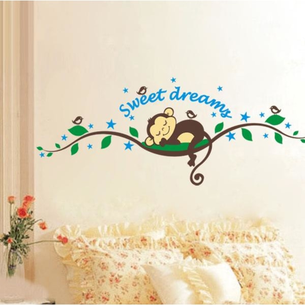 Väggdekor - Sweet dreams apa 120 x 46 cm