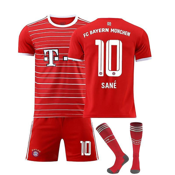 Ny säsong FC Bayern München fotbollsuniformer T-shirts 22-23 SANE 10 26