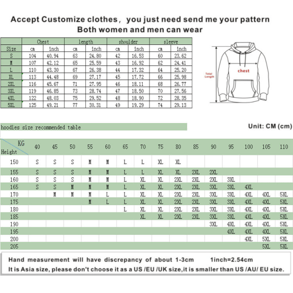 3D printed casual sweatshirt för män och kvinnor Pollen SY 5XL