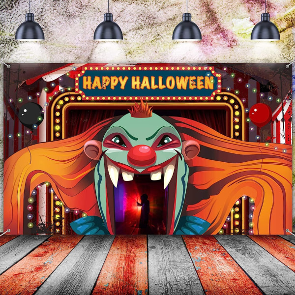 Halloween Banner Pumpa Bat Banner Blod Hand Bakgrund Tyg Style a71 Width 180 * Height 110cm