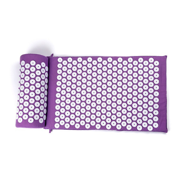 Snowflake Akupunktur Massage Yogamatta - Set om 3 Purple