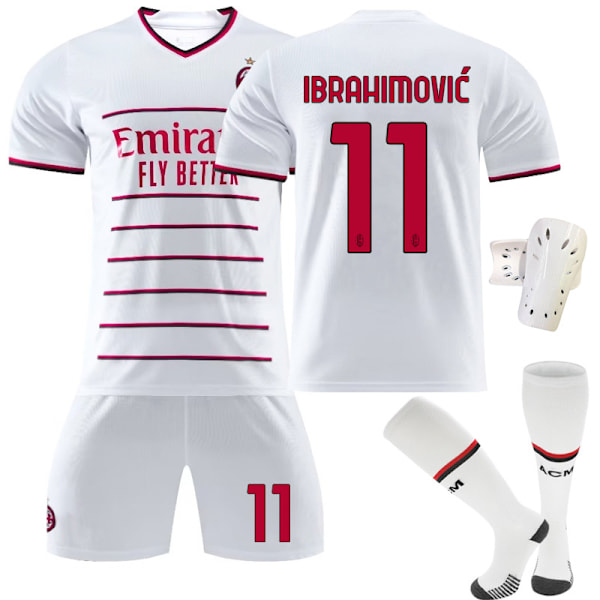 22-23 AC Milan Bortetröja Set #11 Zlatan Ibrahimovi Fotbollströja S