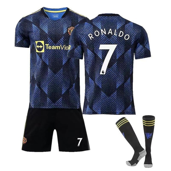 Cristiano Ronaldo #7 Cr7 21-22 Manchester Football Shirt Kit 16