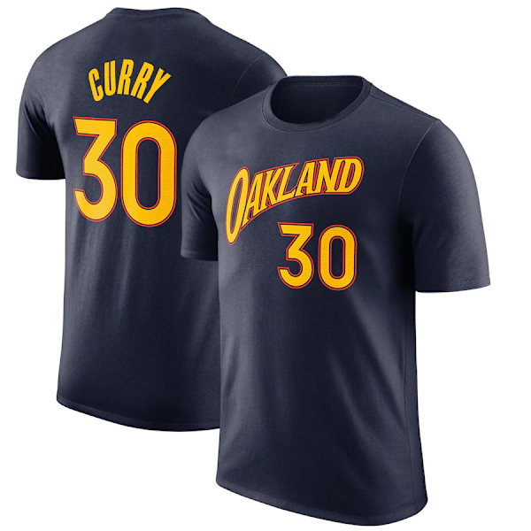 NBA T-shirt Warrior Curry Basketball Kortärmad sporttröja C32 S