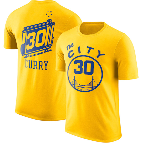 NBA T-shirt Warrior Curry Basketball Kortärmad sporttröja C10 S