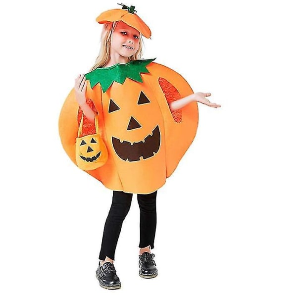 Halloween pumpa kostym set fest barn vuxen kostym children