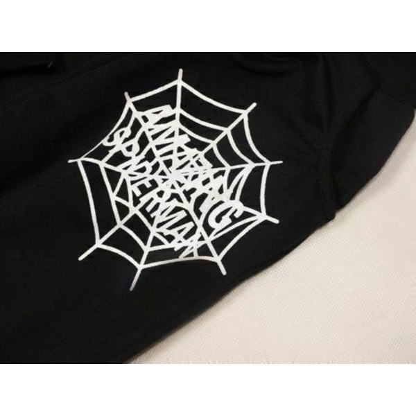 Barn Pojkar Spiderman träningsoverall Huvtröja Hoodies Byxor Outfits Black 90cm