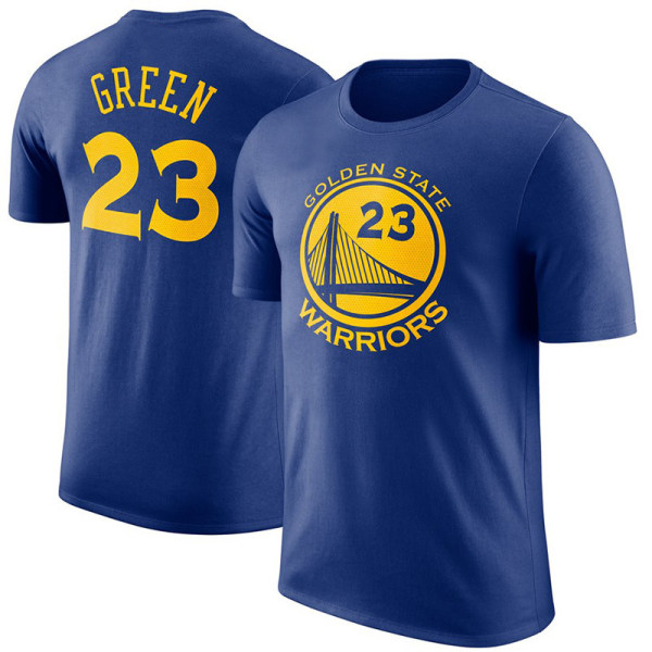 NBA T-shirt Warrior Curry Basketball Kortärmad sporttröja C17 2XL