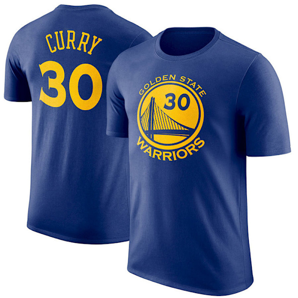 NBA T-shirt Warrior Curry Basketball Kortärmad sporttröja C13 2XL