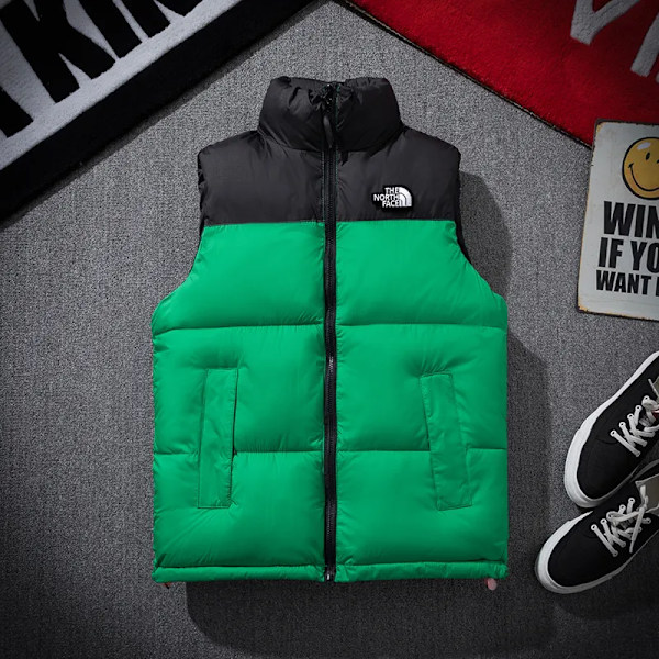 Vuxen dunväst i bomull, varm jacka parrustning för en häst green 4XL#90-100kg