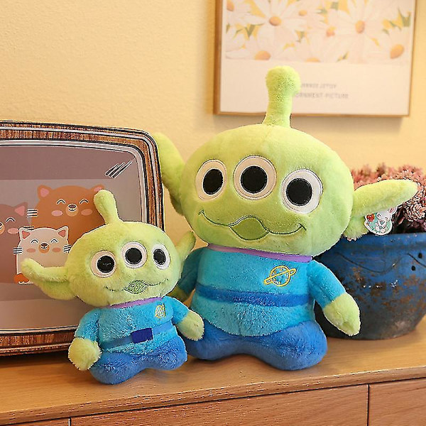 Söt tecknad utomjordisk plyschdocka leksaker Toy Story Kudde Barnpresenter 35cm Alien