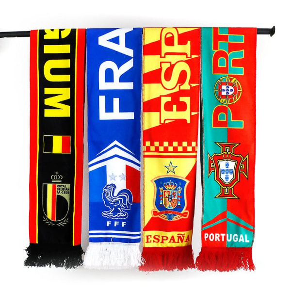 2st 2022 World Cup Football Fan Supplies Scarf 32 lag English