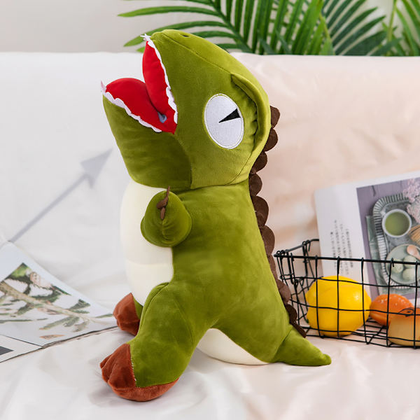 dinosaurie docka varm hand kudde docka händer i stoppade leksak vinter Dinosaur Green 32cm