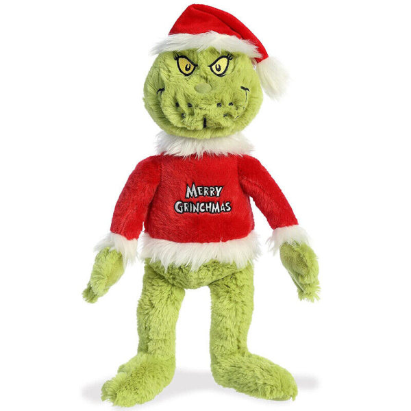 Hur Grinchen stal plyschleksak Xmas Grinch Mjuk stoppad docka Red2