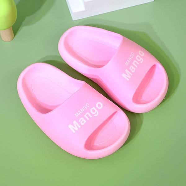 Halkfri, mjuk sulor för barntofflor Inomhusduschsandal för badrum Length inside20 32-33#pink