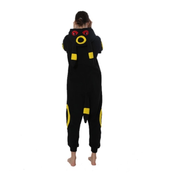 Tecknad ett stycke pyjamas Ibe Animal serie par hem slitage Yellow Moon black L